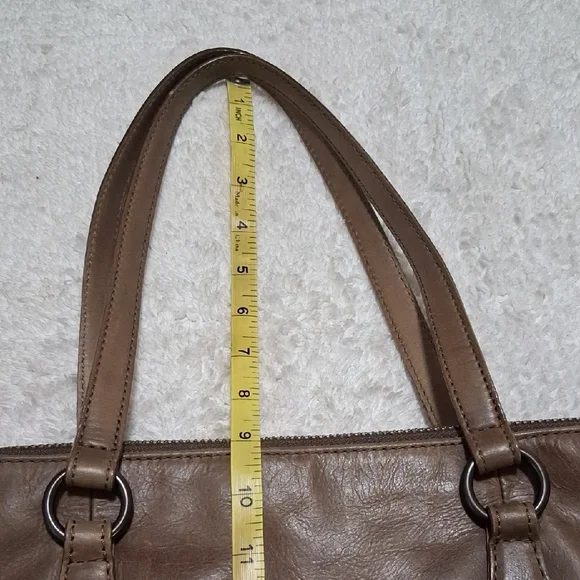 Frye Tan Leather Shoulder Bag - Picture 7 of 13
